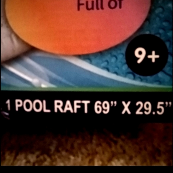 Unicorn Float for summer fun  at the pool or water park party white & rainbow - Picture 8 of 10